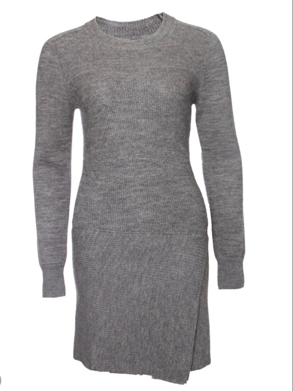 Isabel Marant Étoile Light Gray Crewneck Sweater Dress